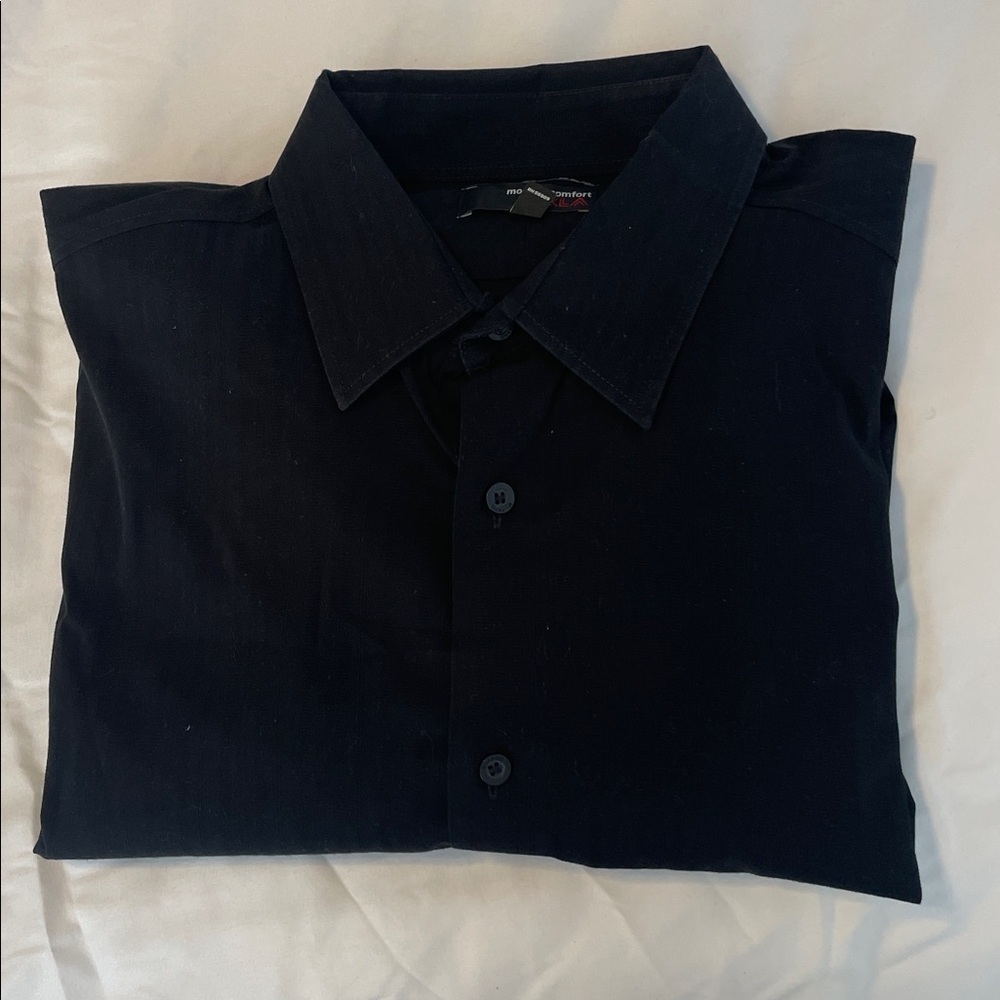 Murano Classic Black Dress Shirt
